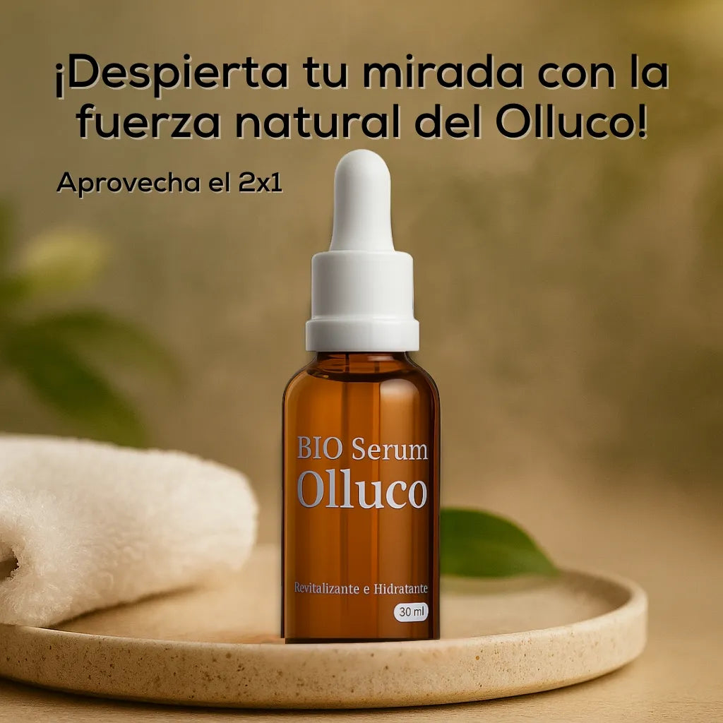 Bio Serum Olluco Antiojeras 2x1 - Mirada fresca y descansada al instante