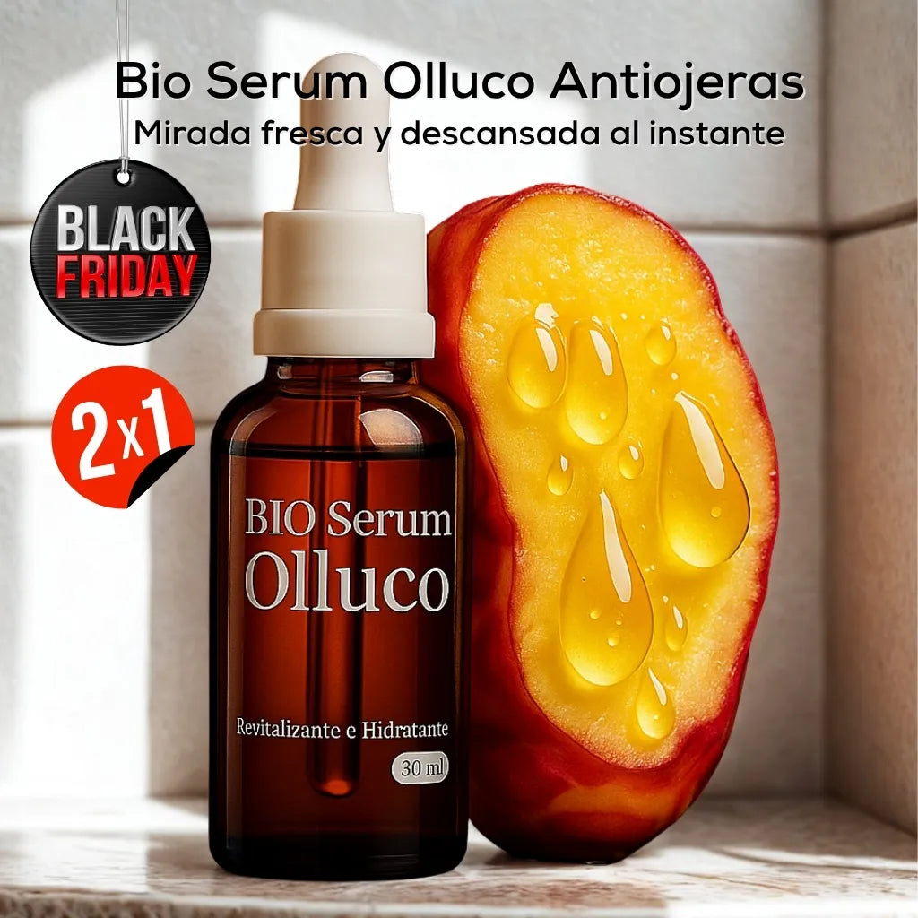 Bio Serum Olluco Antiojeras 2x1 - Mirada fresca y descansada al instante