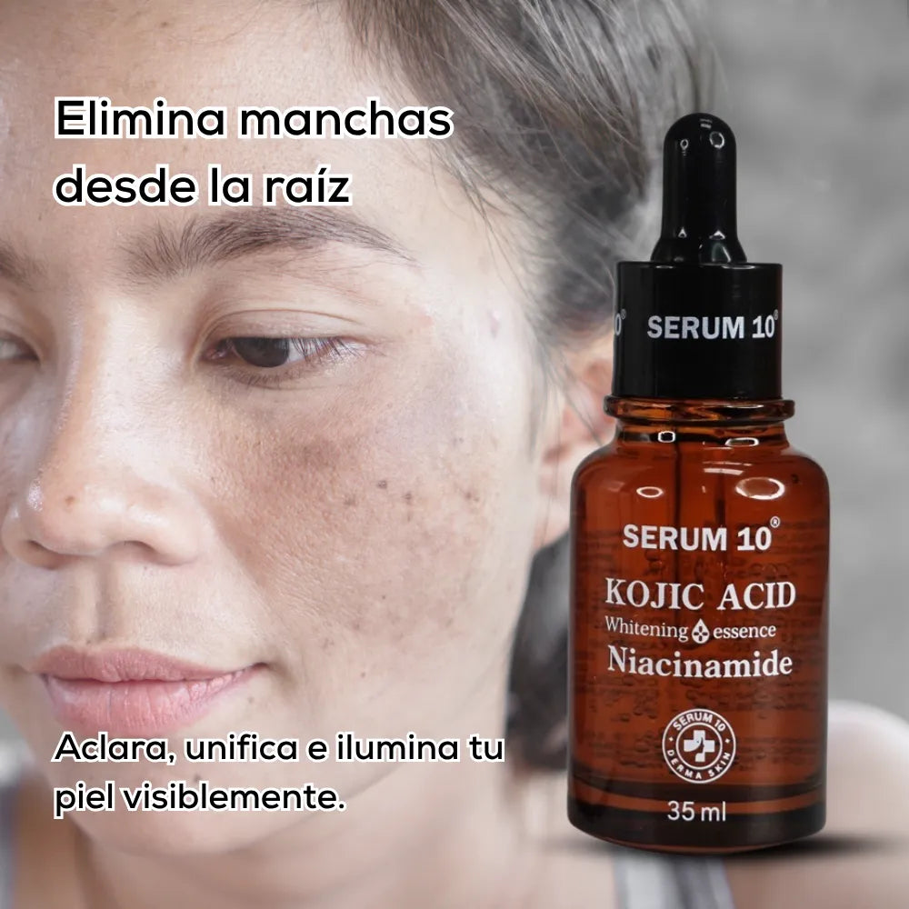 Serum Facial KOJIC+ | Ilumina tu piel y borra manchas desde la raíz