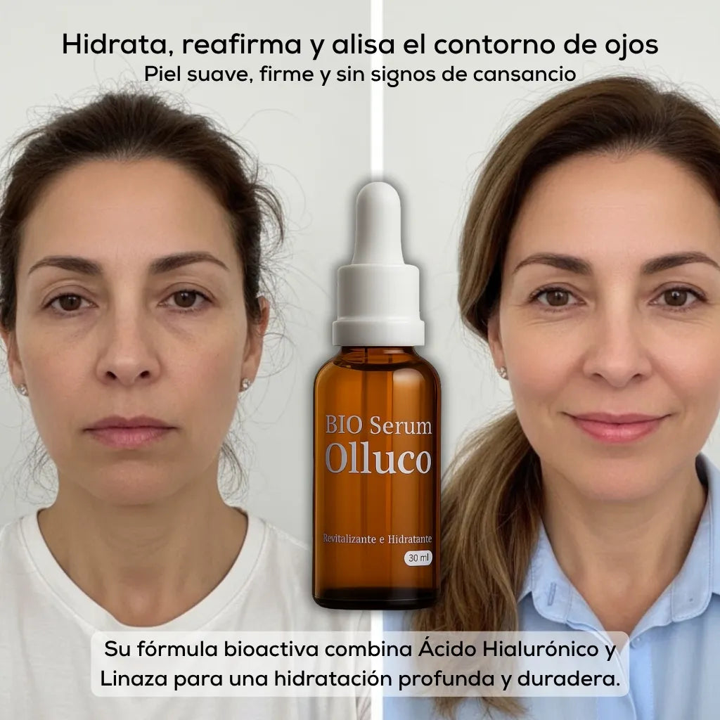 Bio Serum Olluco Antiojeras 2x1 - Mirada fresca y descansada al instante