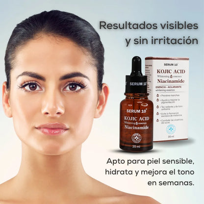 Serum Facial KOJIC+ | Ilumina tu piel y borra manchas desde la raíz