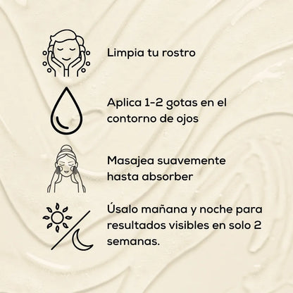 Bio Serum Olluco Antiojeras 2x1 - Mirada fresca y descansada al instante