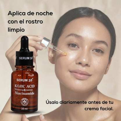 Serum Facial KOJIC+ | Ilumina tu piel y borra manchas desde la raíz