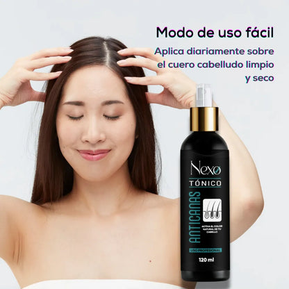 Tónico Anticanas Premium | Reactiva tu Color Natural desde la Raíz