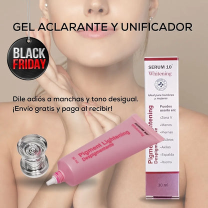 Gel Aclarante y Unificador | Dile adiós a manchas y tono desigual