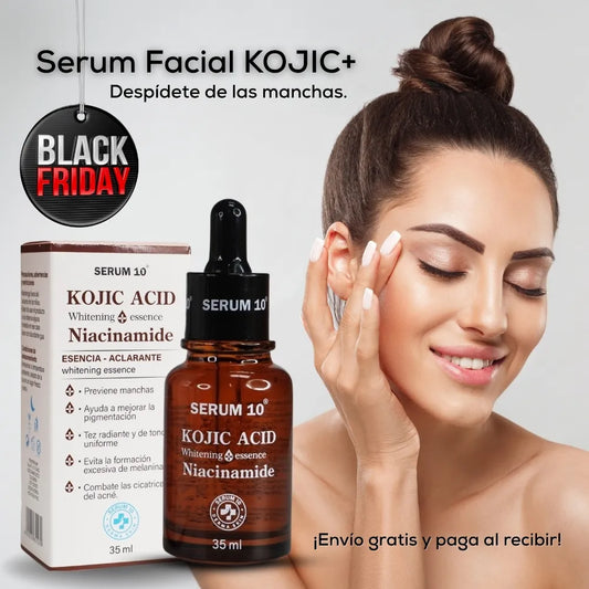 Serum Facial KOJIC+ | Ilumina tu piel y borra manchas desde la raíz